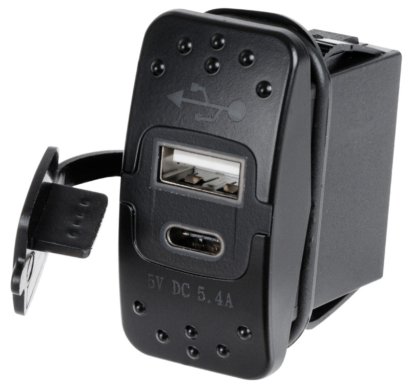Carlingswitch Carling USB-A + C Doppelsteckdose (2,4 A + 2,4 A)