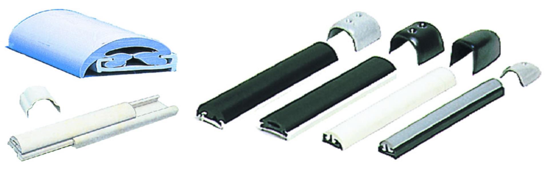 Osculati Endkappe, weiß 40 x 40 (Paar)