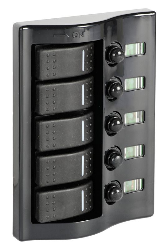 Osculati Schaltpanel 5er Elegance, Graphite