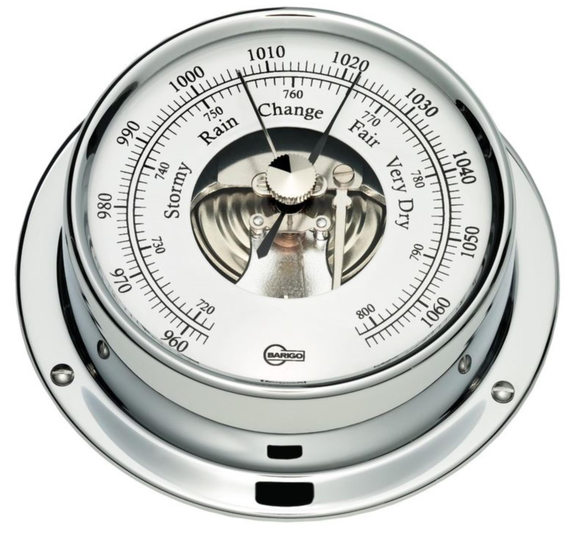 Barigo Tempo S Barometer, verchromt zu fairen Preisen be