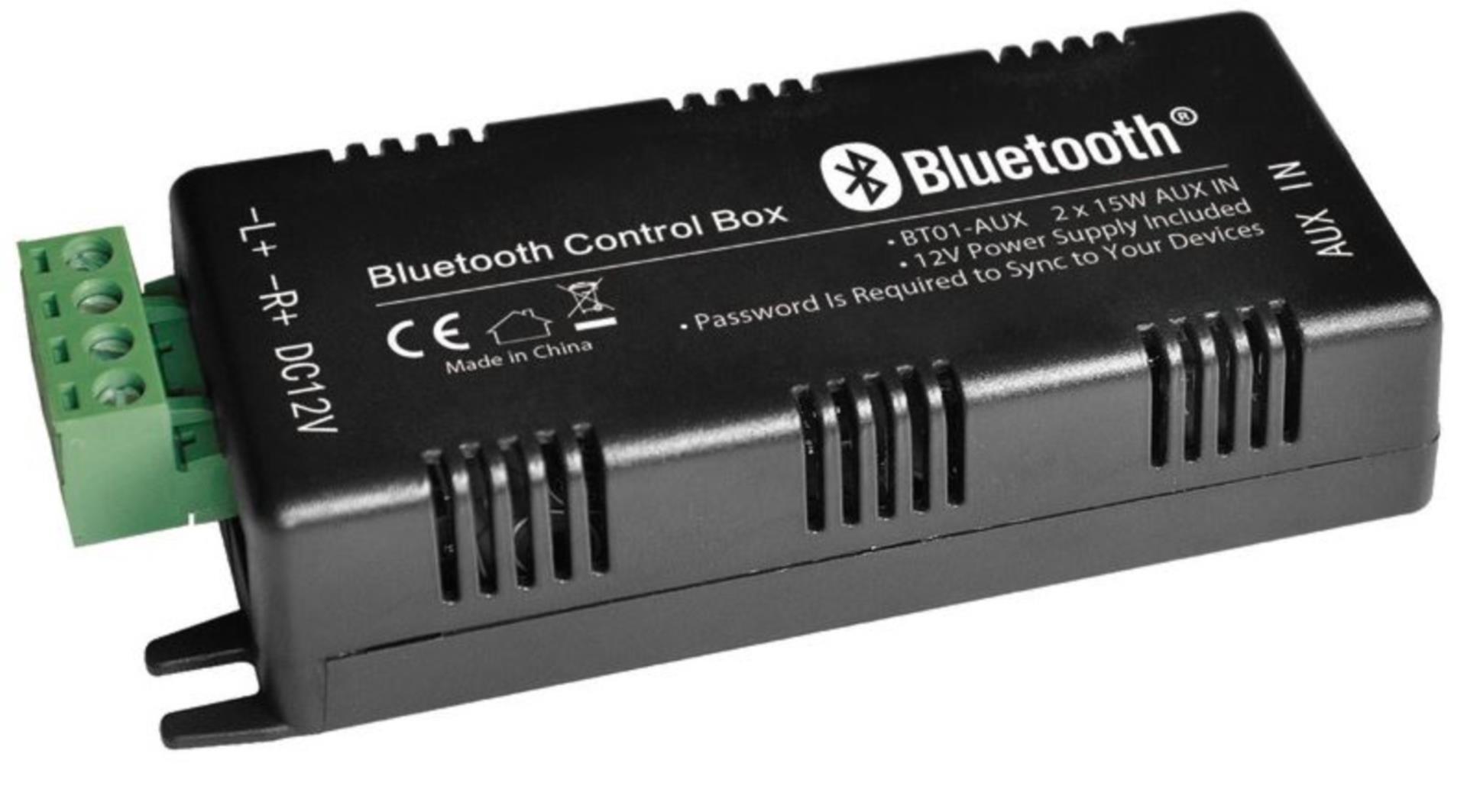 Osculati Bluetooth Stereo-Verstärker 2-Kanal, 2 x 30 Watt (122 x 42 x 28 mm)