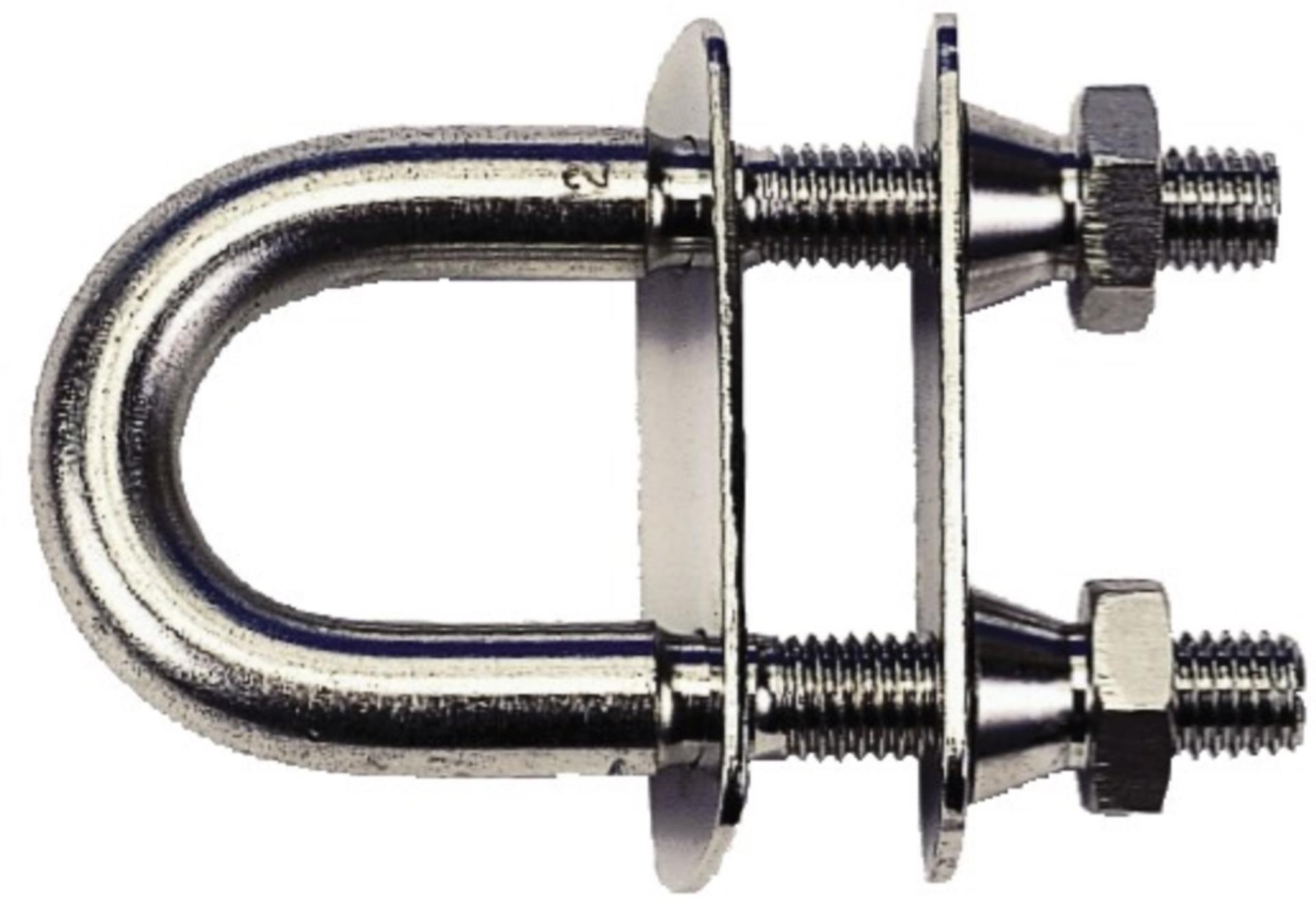 Osculati U-Bolzen 10 mmØ, Diebstahlsicher 100 x 40 mm