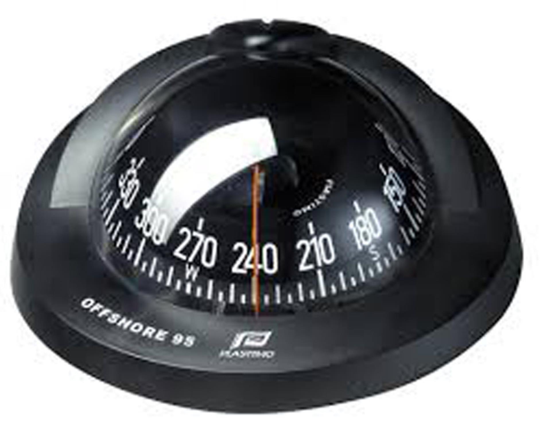 Plastimo Offshore 95 schwarz, konische Rose (Einbau)