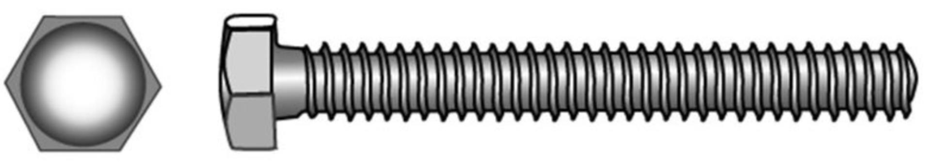 Marinetech M5 x 16 mm Sechskopfgewinde Schraube+Mutter V4A (8St) DIN 933 - A4