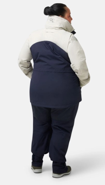 Crazy4Sailing C4S Bergen II, Jacke silver/navy, Extra-Weit, S+