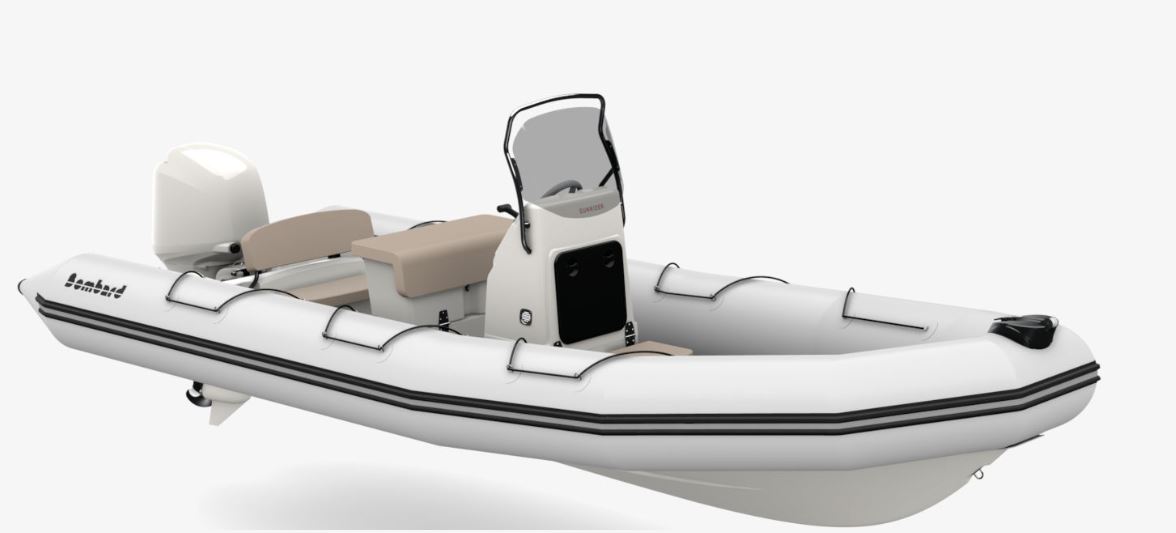 Bombard Sunrider 650 NEO hellgrau / Polster sand