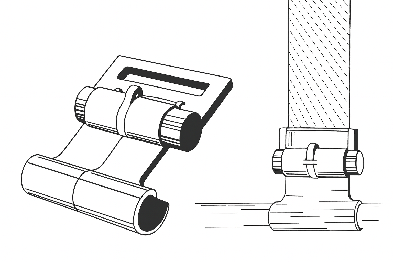 Osculati Planenhaken mit Gurthalterung 25 mm (12 Stück)