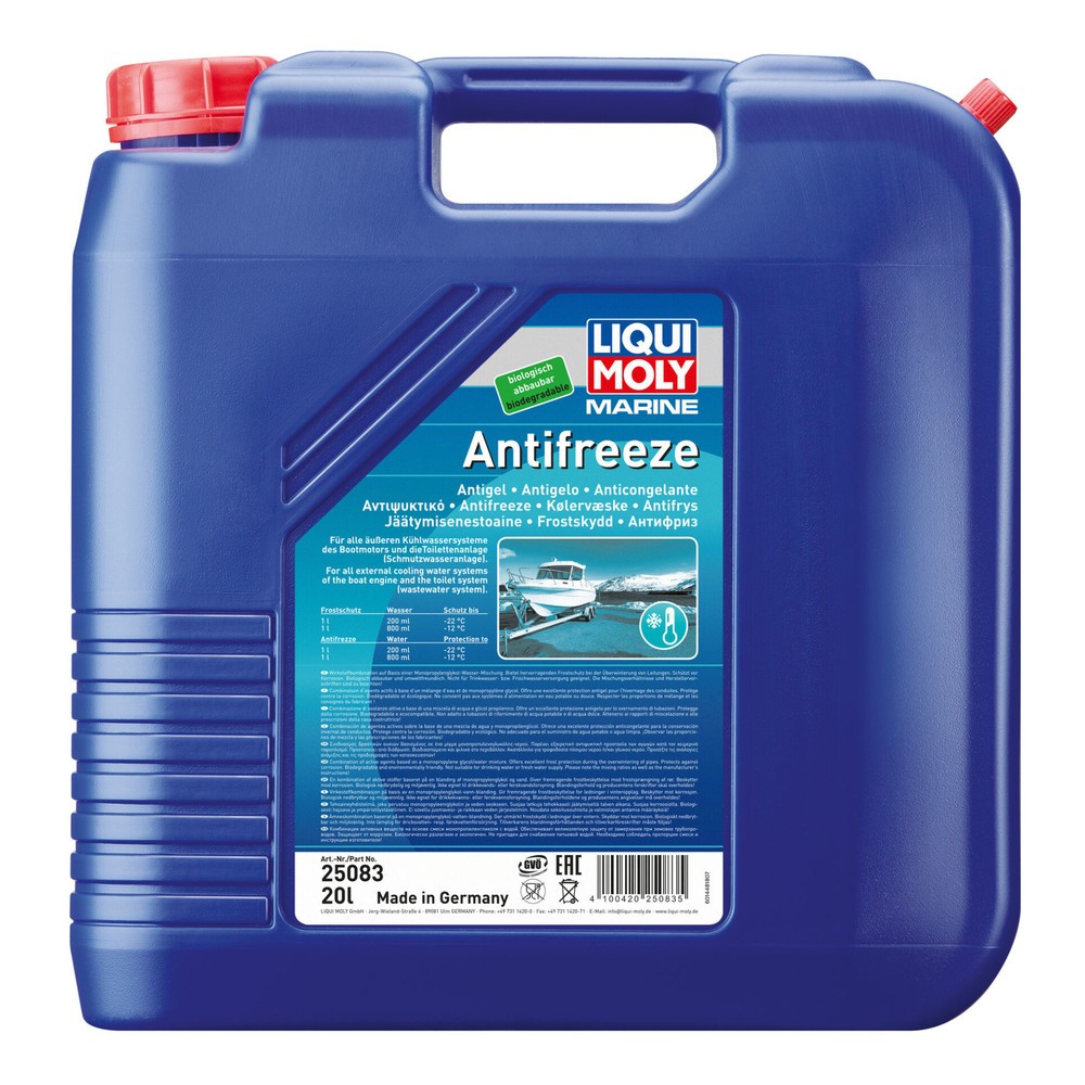 LIQUI MOLY Marine Antifreeze biologisch abbaubar, 20 Liter