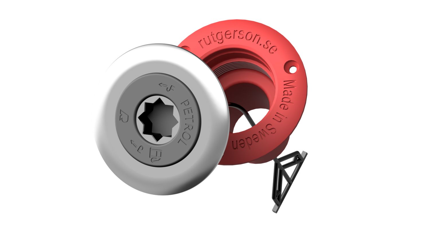 Rutgerson Tankeinfüllstutzen Benzin, 54 mmØ