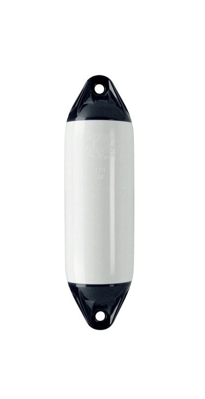 Polyform AS Polyform Fender F3 weiss mit schwarzer Kappe, 220 x 745 mm