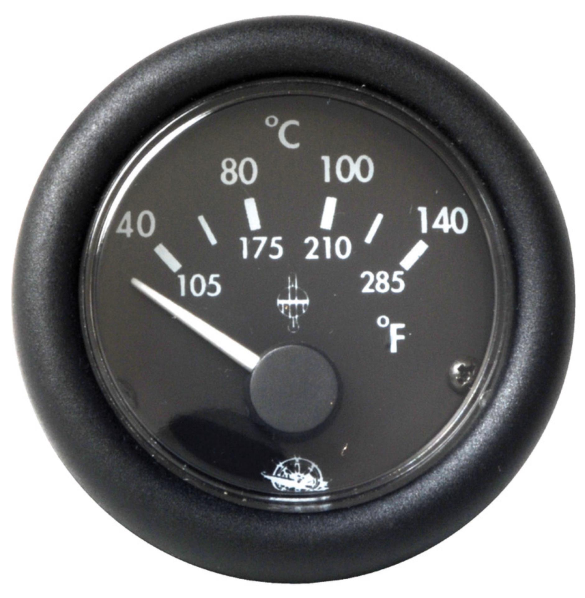Osculati Guardian Öltemperaturanzeige 12 V, schwarz