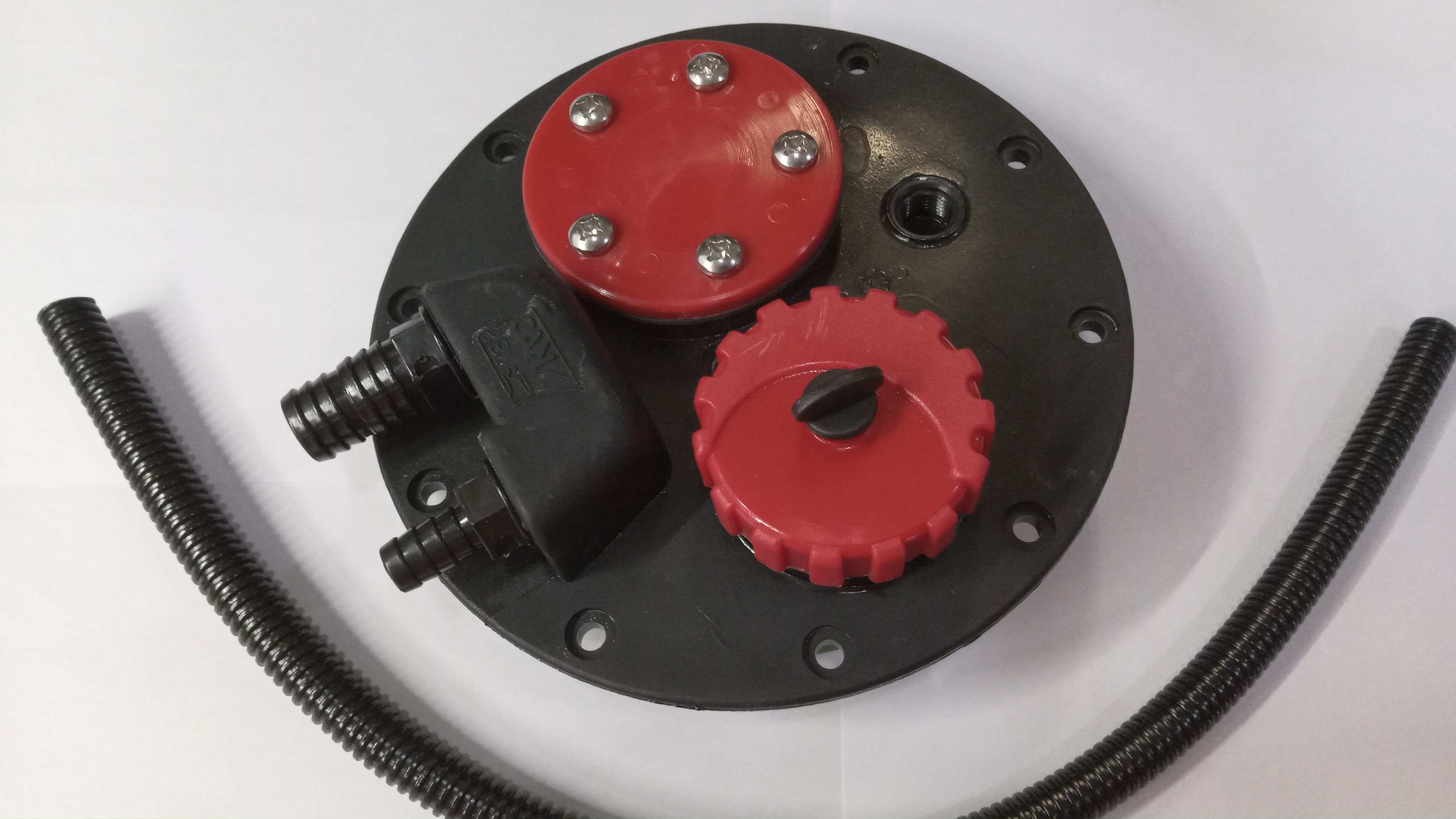 CAN SB Inspektionsdeckel mit Anschlüssen CAN Tank Deckel