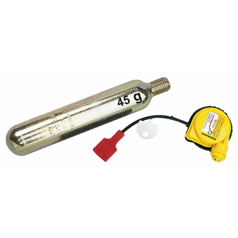 Plastimo Ersatz Co² Patrone + Auslöser, 45 gr. Plastimo Ersatz Co² Patrone + Auslöser, 45 gr.