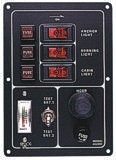 Lindemann 3-Schalttafel mit Batterieester und Hupenknopf