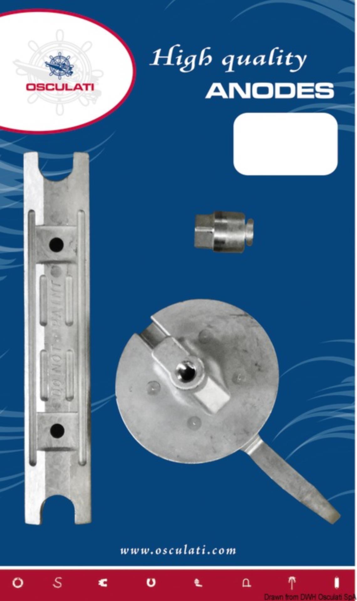 Osculati Anoden Set Zink Yamaha 80 / 100 PS 