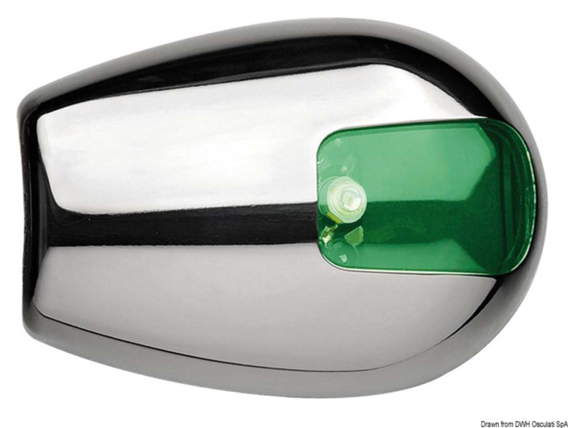 Osculati LED Navigationslicht Sea-Dog Steuerbord grün (Wandmontage)