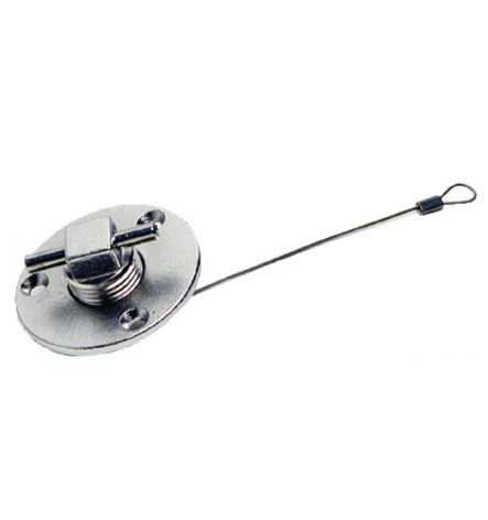 Osculati Lenzstopfen Edelstahl, 55 mmØ, T-Öffner