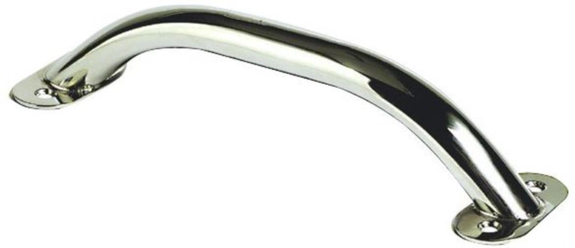 Osculati Edelstahl Handlauf mit Montageplatte, 450 mm