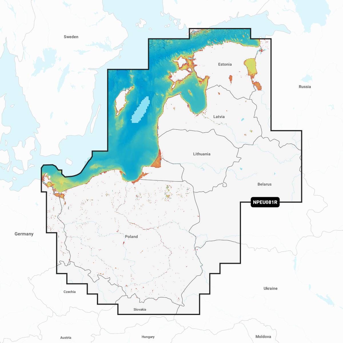 NAVIONICS PLATINUM+ Ostsee Ostküste