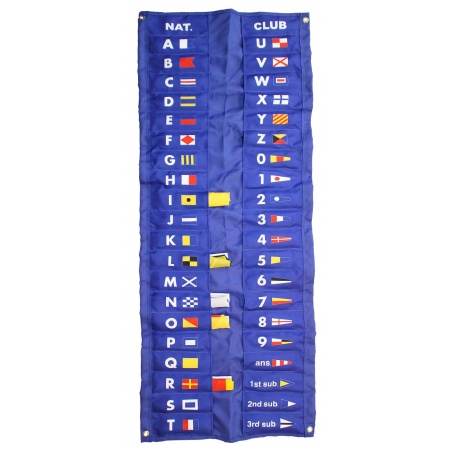 Lindemann Flaggensatz 30 x 45 cm, blaue Tasche