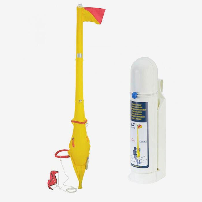 Plastimo Aufblasbare IOR-Makierungsboje, weißer Behälter Plastimo Aufblasbare IOR-Makierungsboje, weißer Behälter