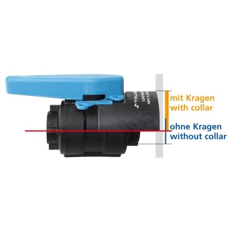 Trudesign Lastaufnahmekragen für 1/2", 3/4" und 1" Sperrventile