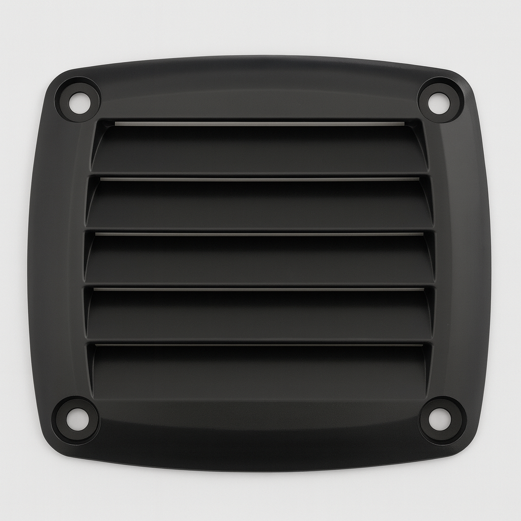 Osculati ABS-Lüftungsgitter schwarz, 125 x 125 mm Osculati ABS-Lüftungsgitter schwarz, 125 x 125 mm