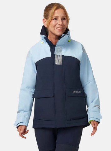 Crazy4Sailing C4S Bergen II, Jacke, Damen,  sky-blue/navy, M