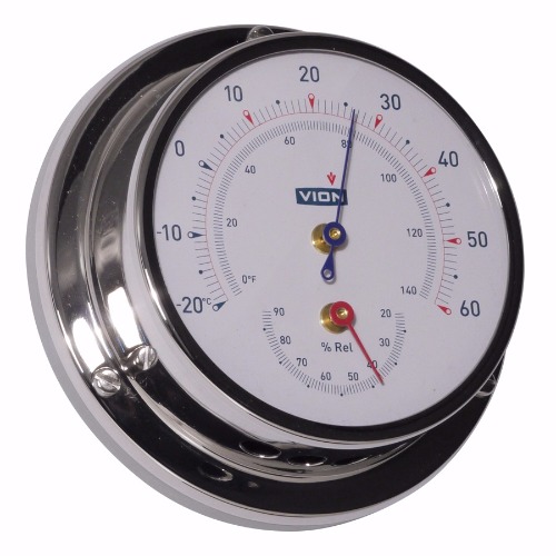 Vion Marine Thermo-Hygrometer A080TH Chrome Vion Marine Thermo-Hygrometer A080TH Chrome