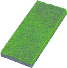 Osculati Handschrubber Pad, Mittel hart - grün