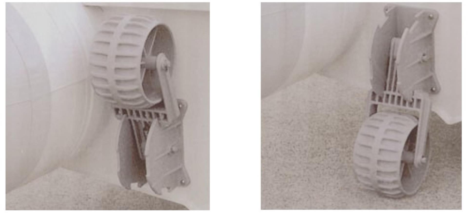 Osculati Slipräder für Tender (Paar), 100 x 270 mm