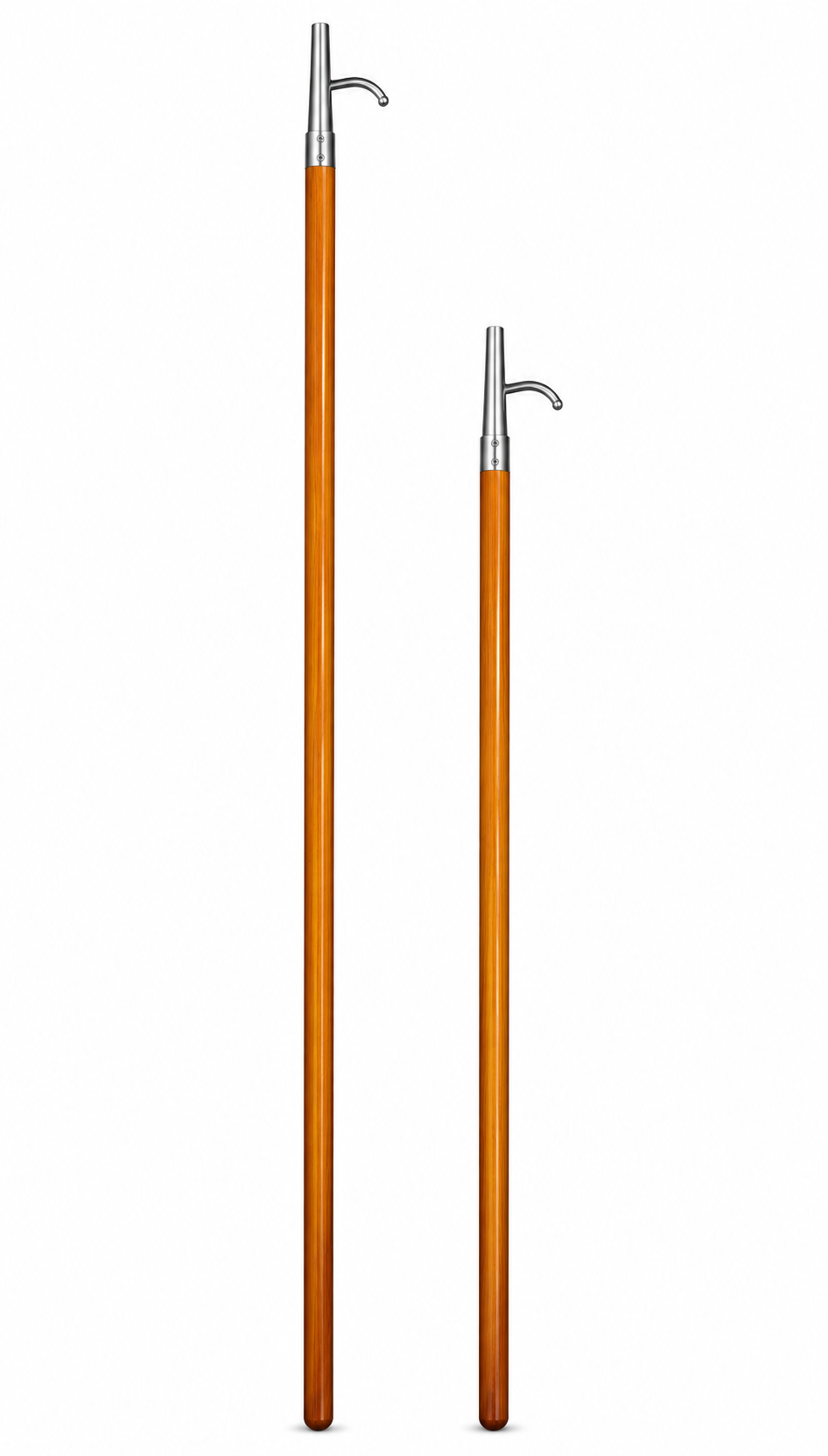 ARC Marine Teak Bootshaken mit Messing Haken, 2,0 Meter