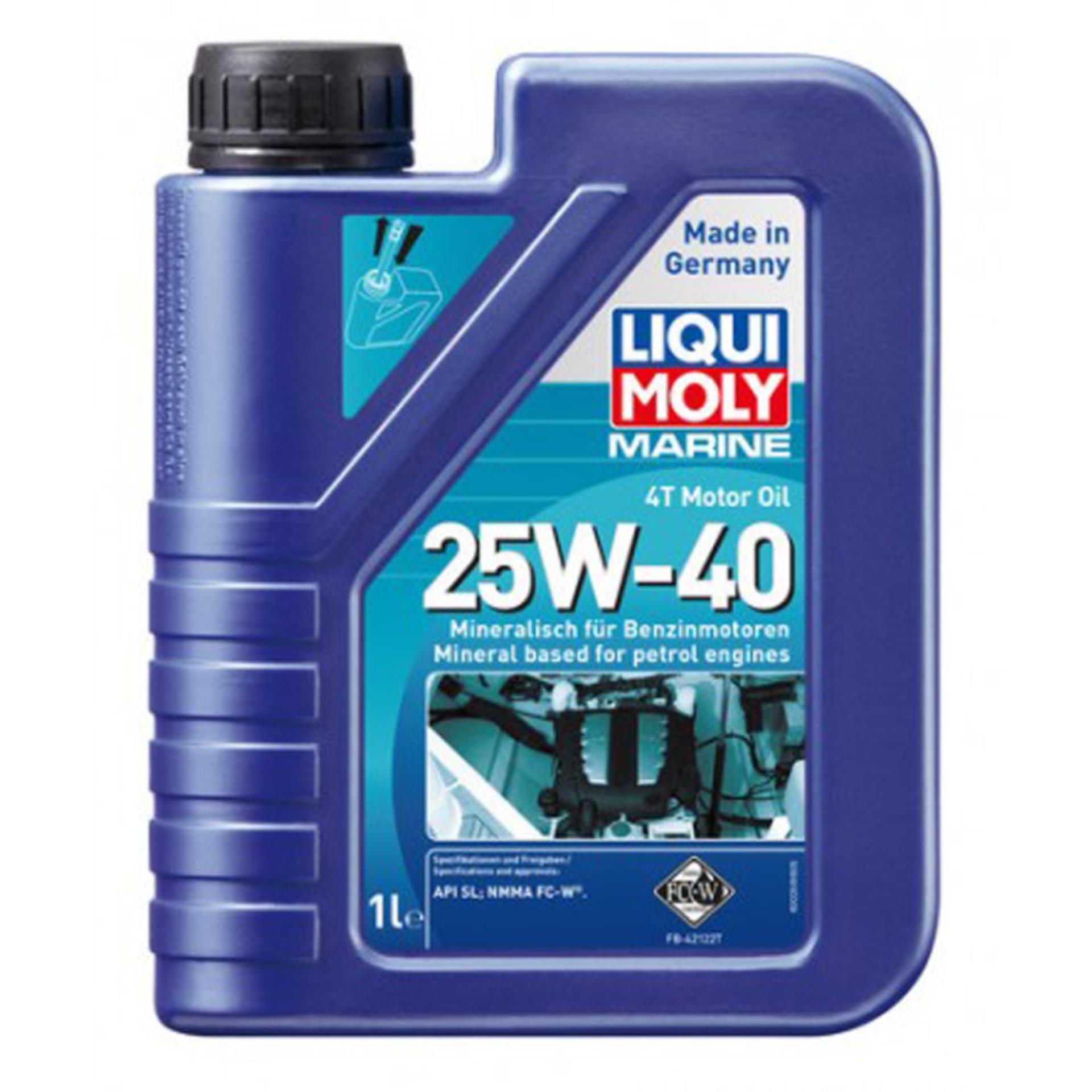 Liqui Moly 4T Motor Oil 25W-40, 1 Liter