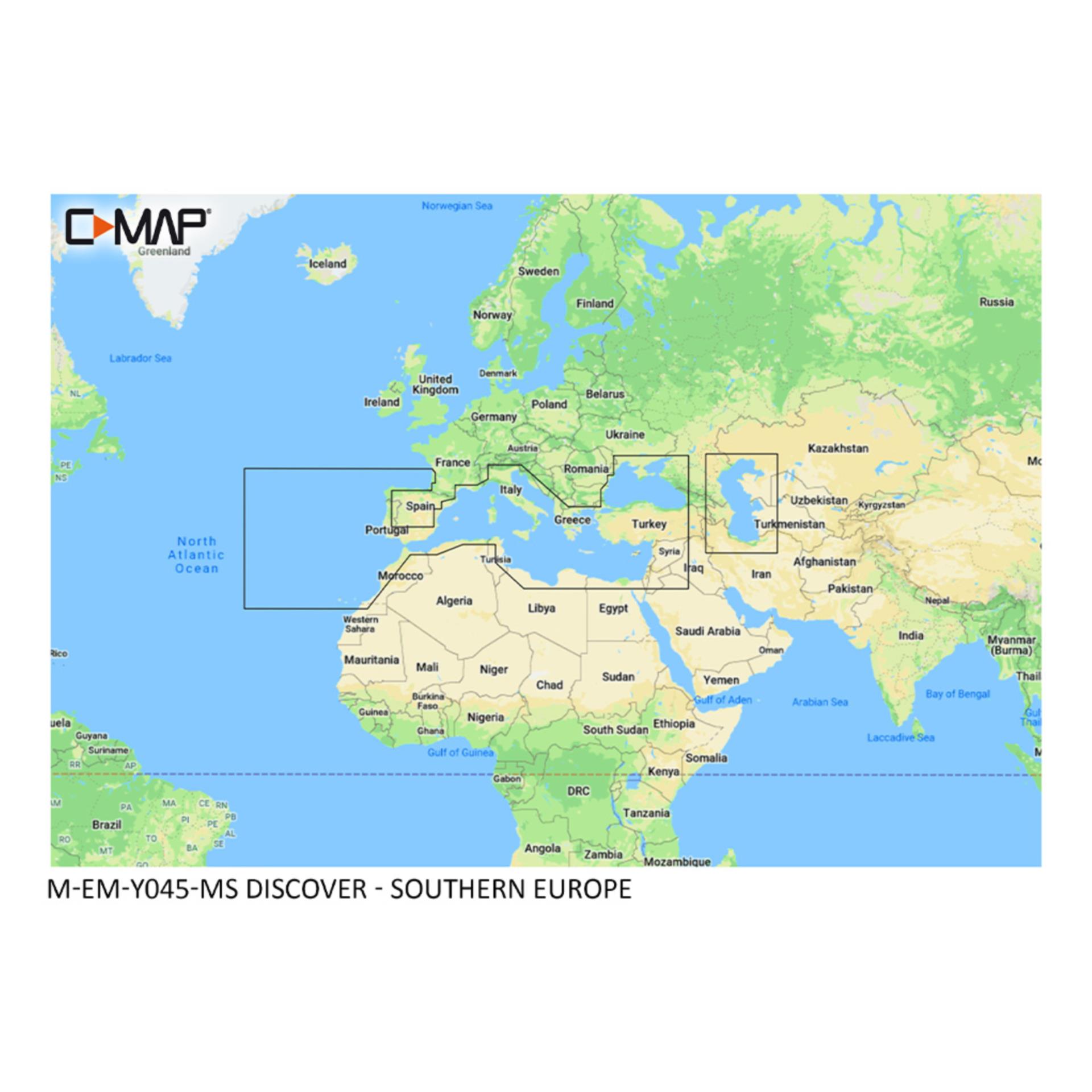 C-MAP SOUTH EUROPE NSX