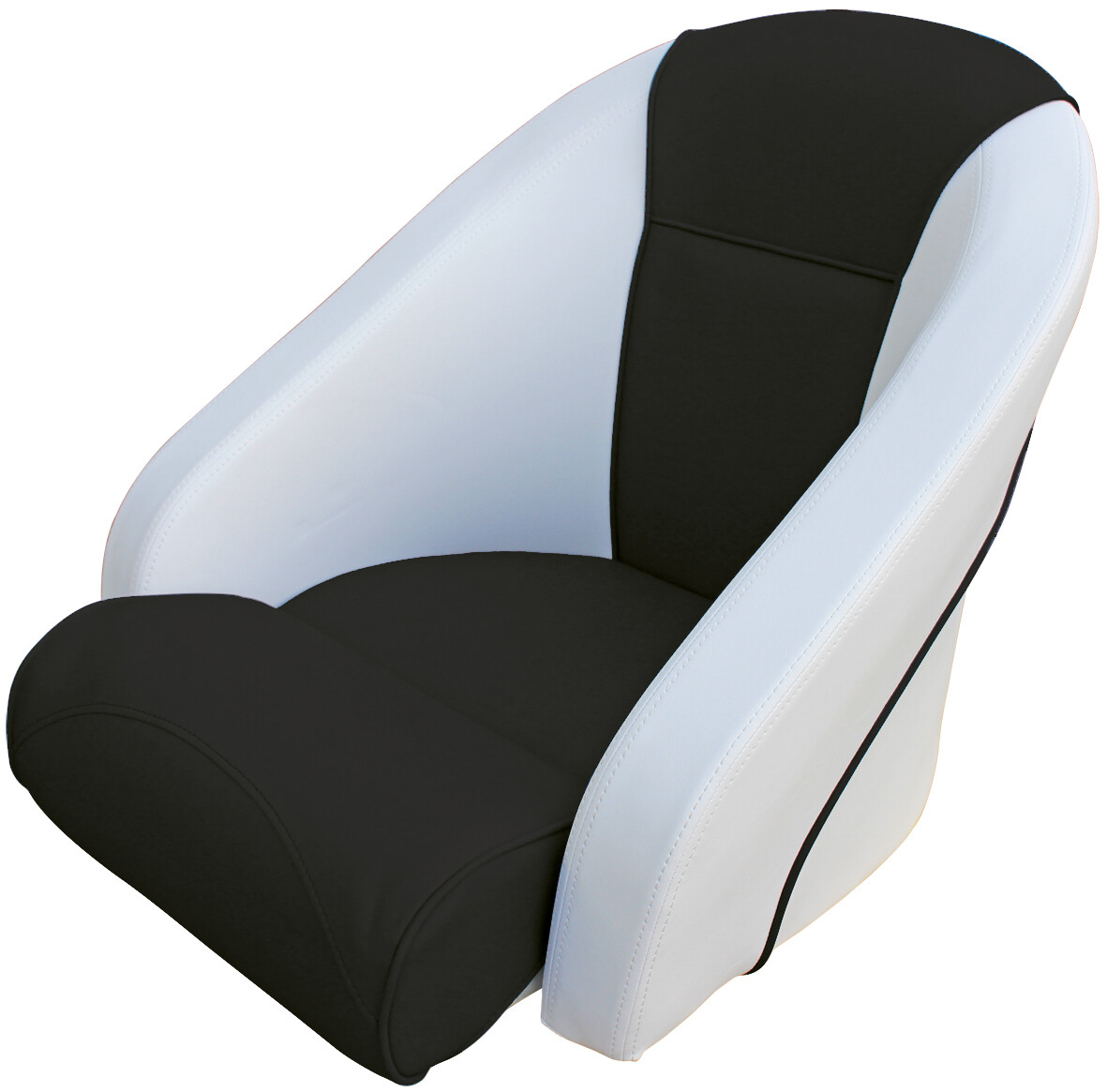Springfield Marine Flip UP Steuerstuhl Classic, weiß / Schwarz 