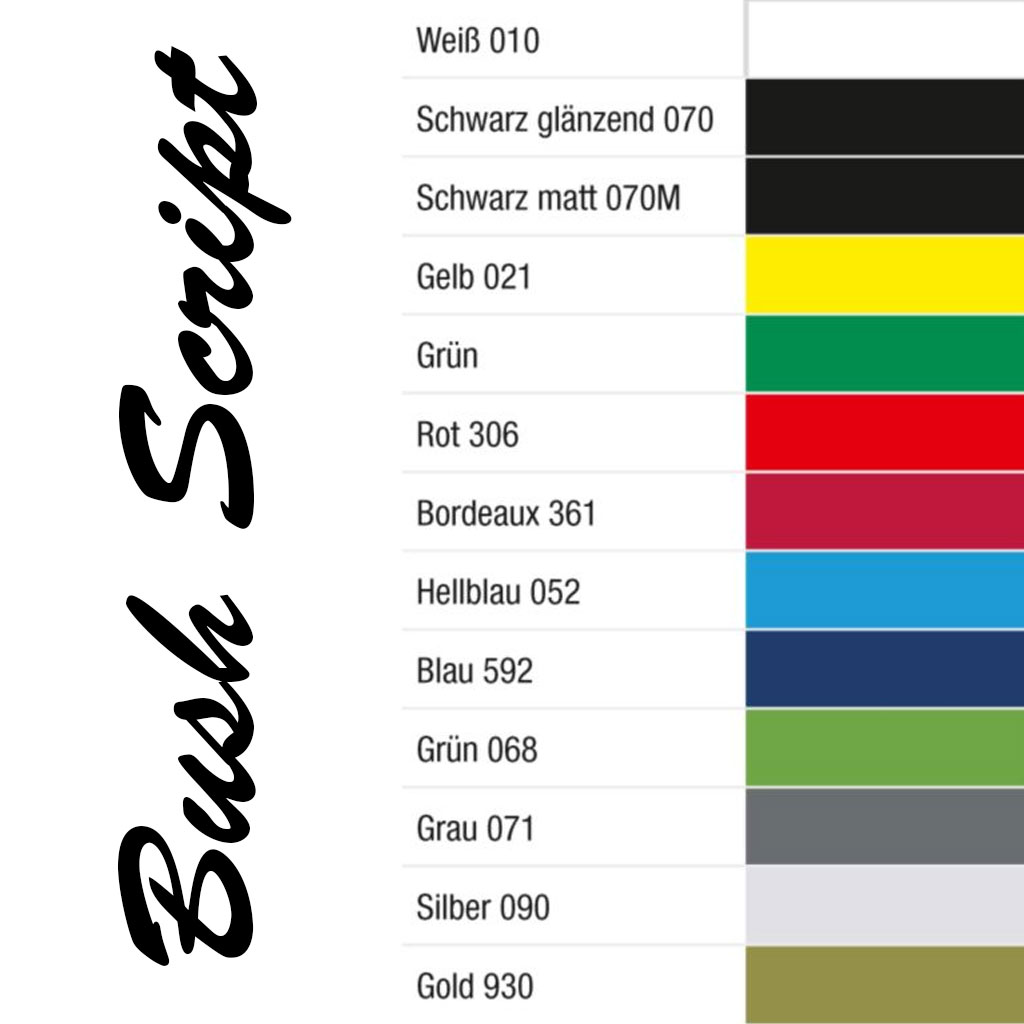 Schriftart Brush Script, 50 - 80 mm