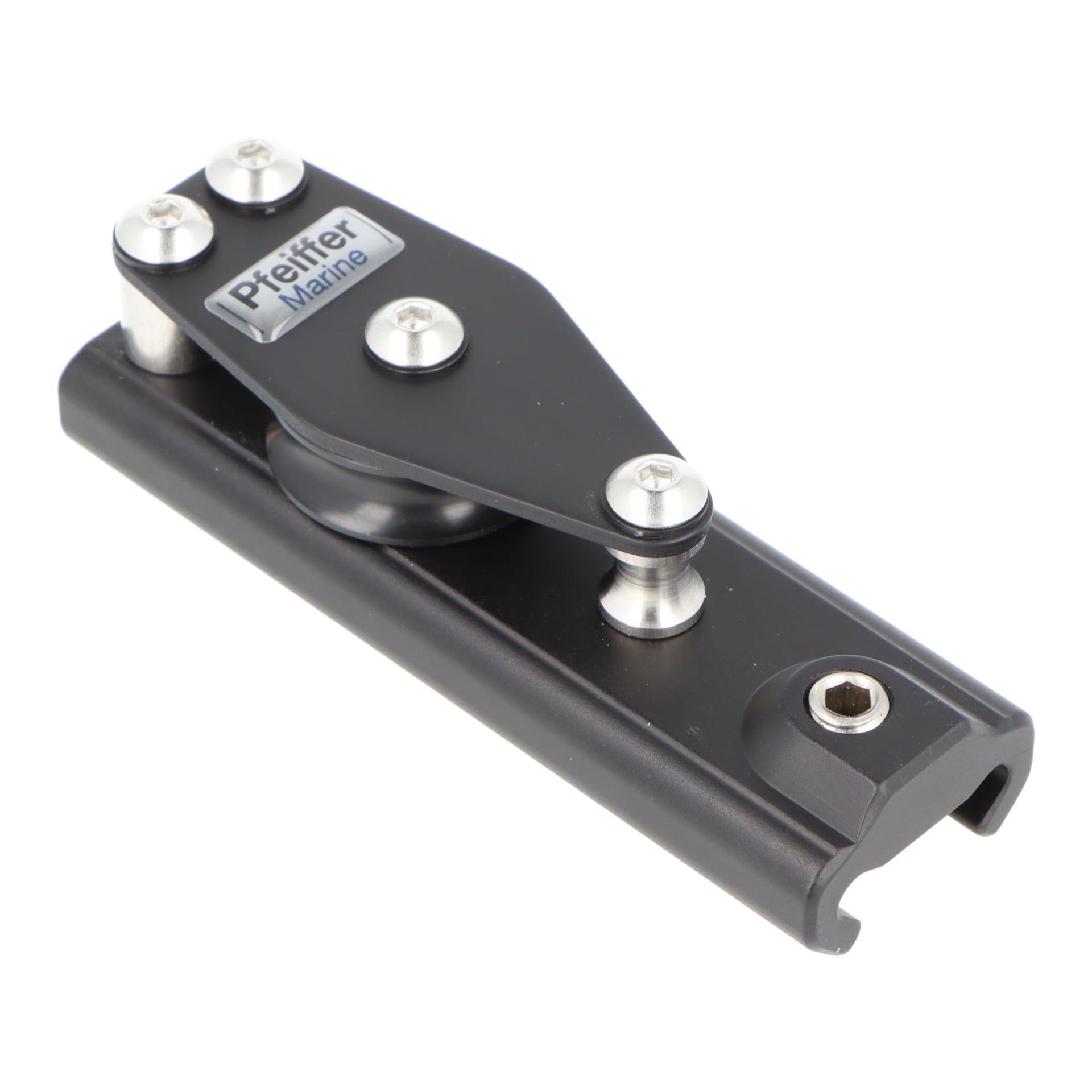 Pfeiffer Marine Kontrollblock, einfache Rolle für 23 x 25 mm Schiene