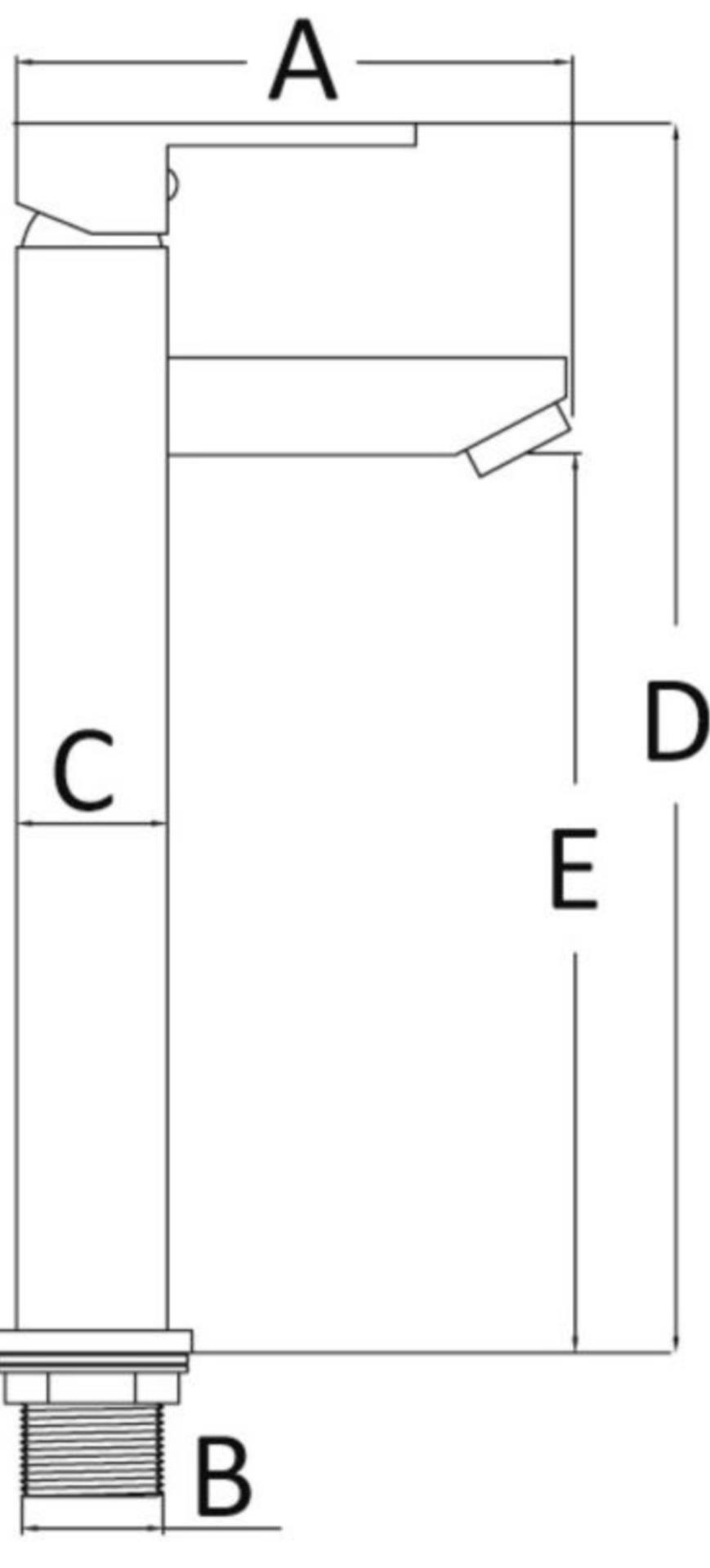 Osculati Wasserhahn Square High Osculati Wasserhahn Square High
