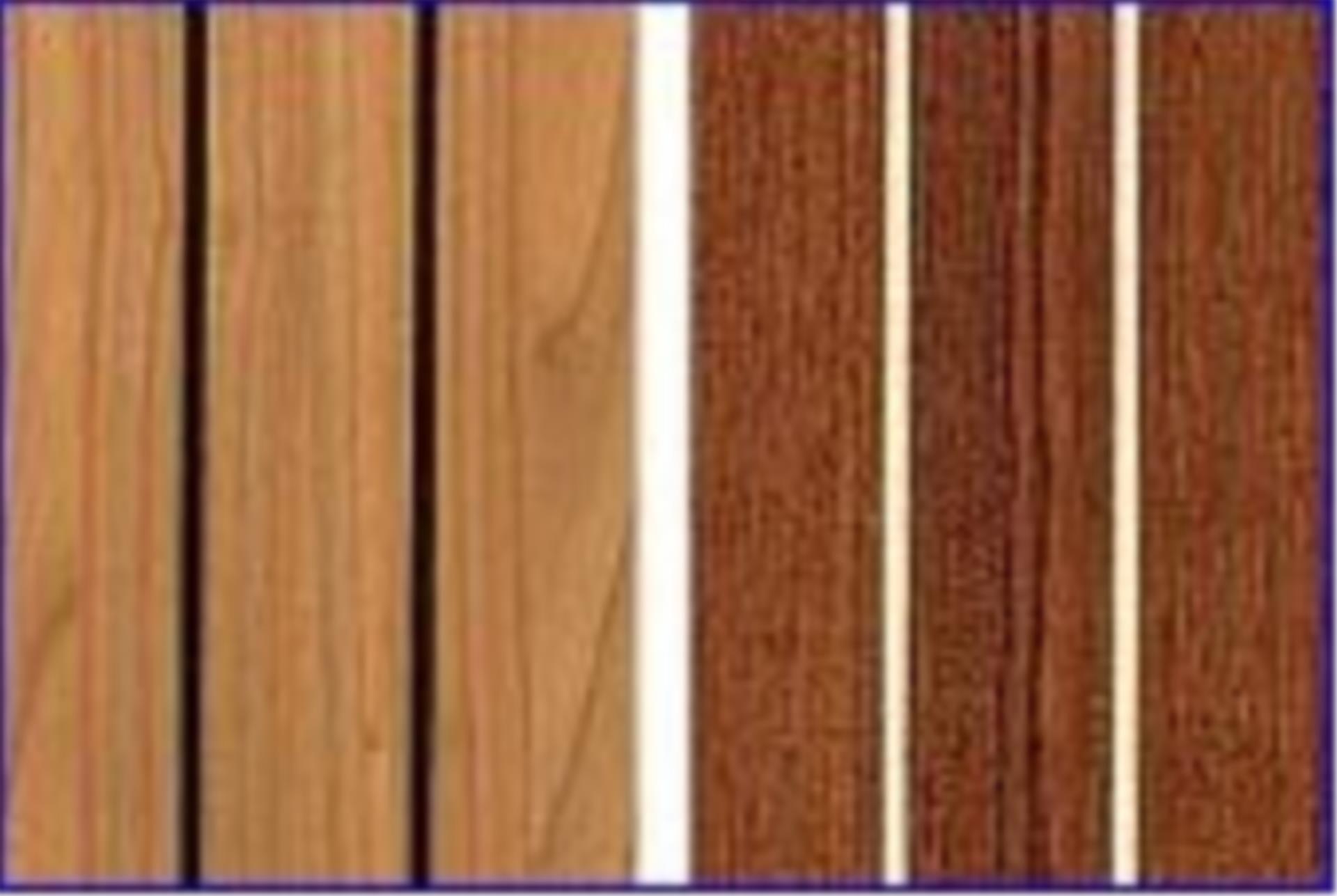 Yachticon Laminatplatte Teak-Wenge (schwarze Fugen) 3,05 x 1,30 m