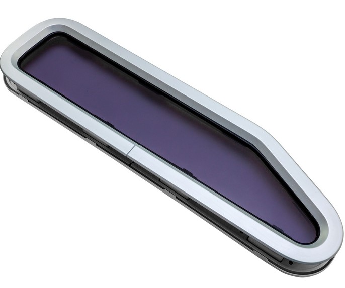 Lewmar Fixlights 4R, fest, 195 x 708 mm, elfenbein