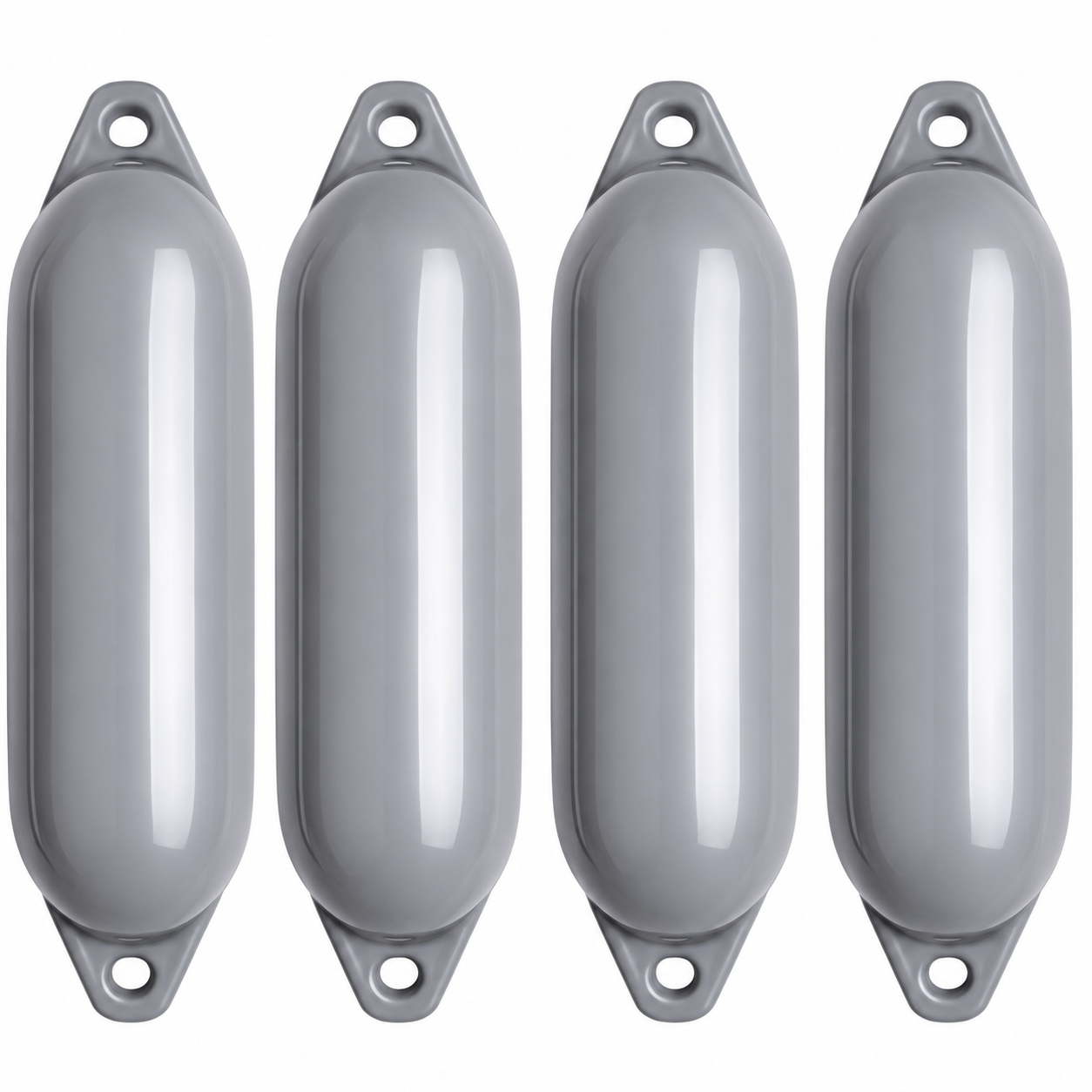 Majoni Talamex Star Fender silber, 90 x 30 cm, 4er Set