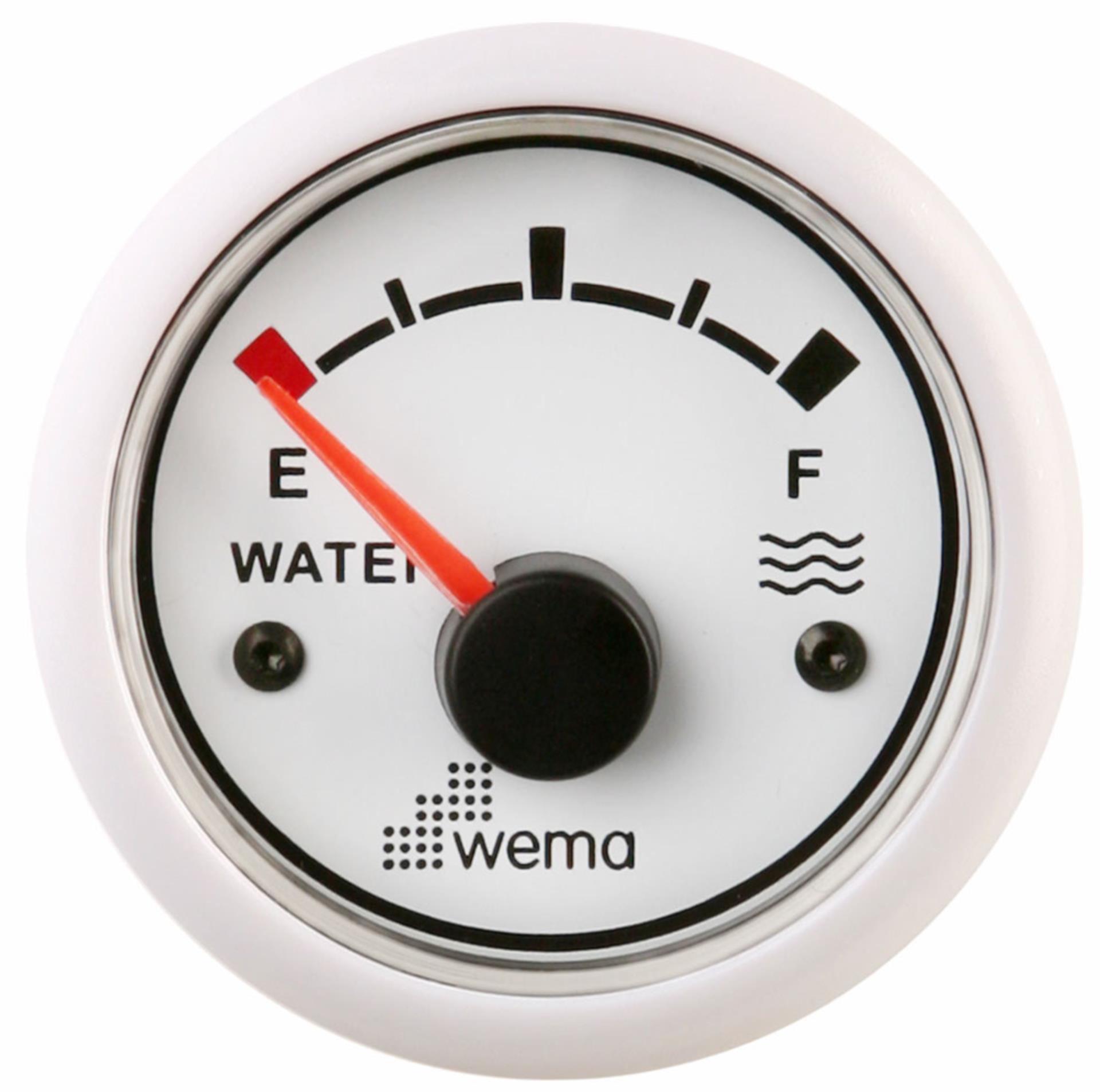 Wema Tankanzeige für Wasser, weiß