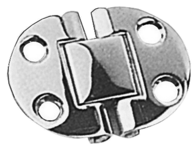 Osculati Scharnier Edelstahl für Klapptische, 50 x 38 mm