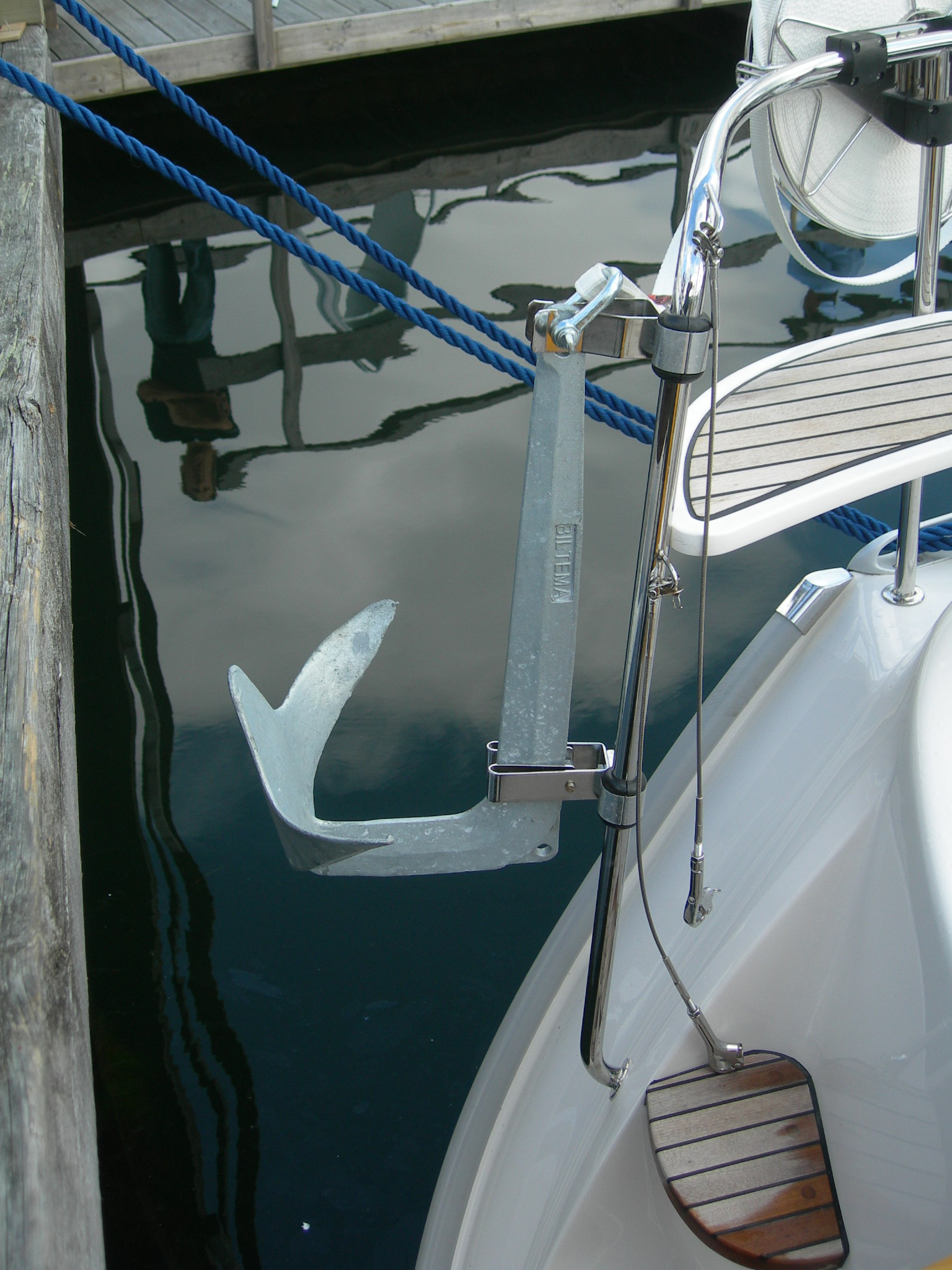 NOA Ankerhalterung 25 mmØ, Alu / Edelstahl