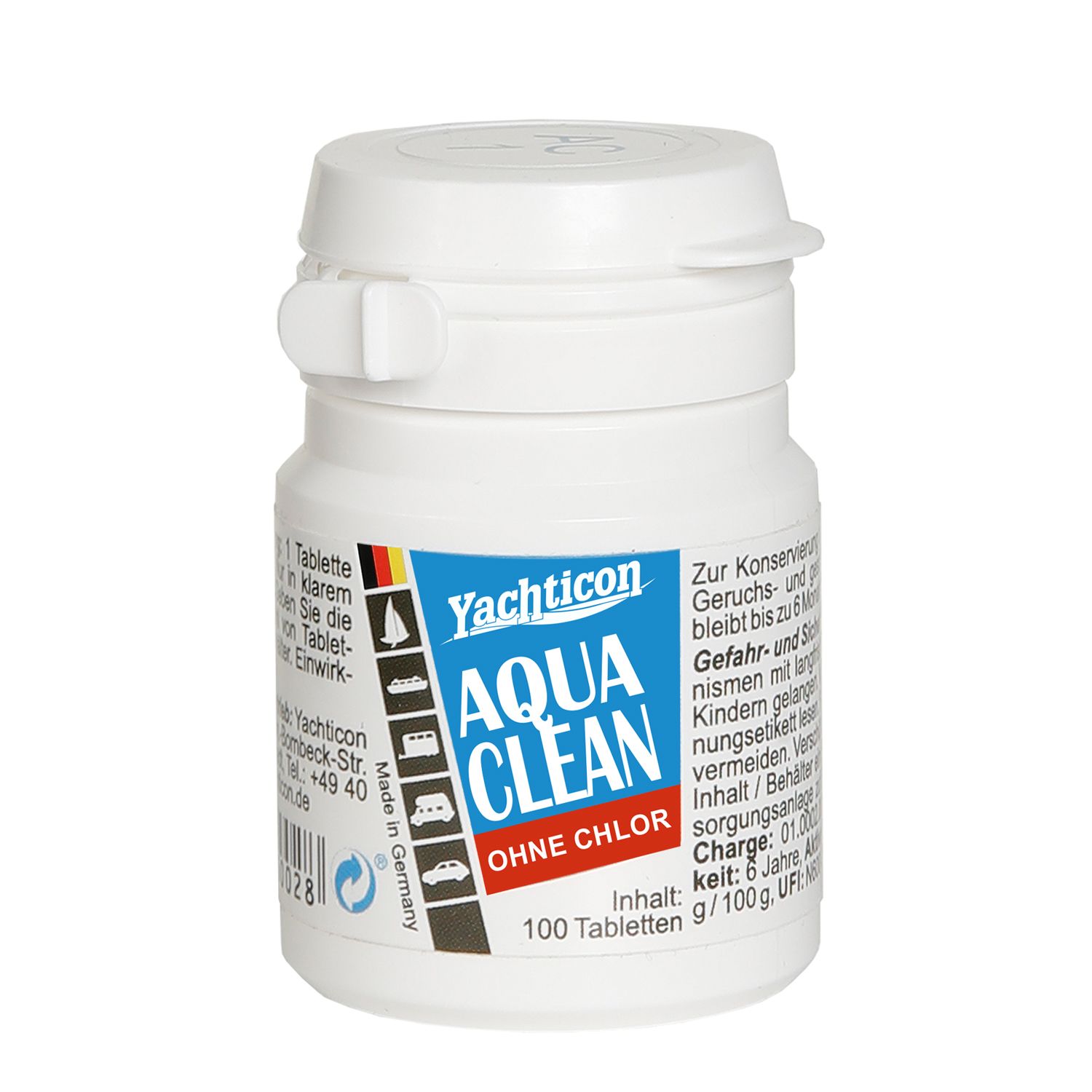 Aqua Clean AC 1 ohne Chlor 100 Tabletten für 100 Liter