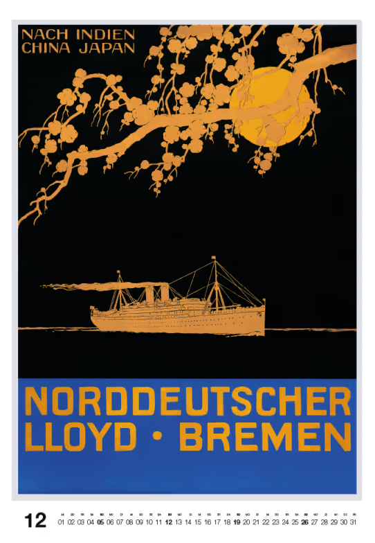 Delius Klasing Historische Schiffsplakate 2027 Kalender
