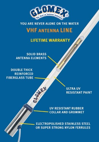 Glomex RA112 CR UKW-Antenne, 1,5 Meter Glomex RA112 CR UKW-Antenne, 1,5 Meter