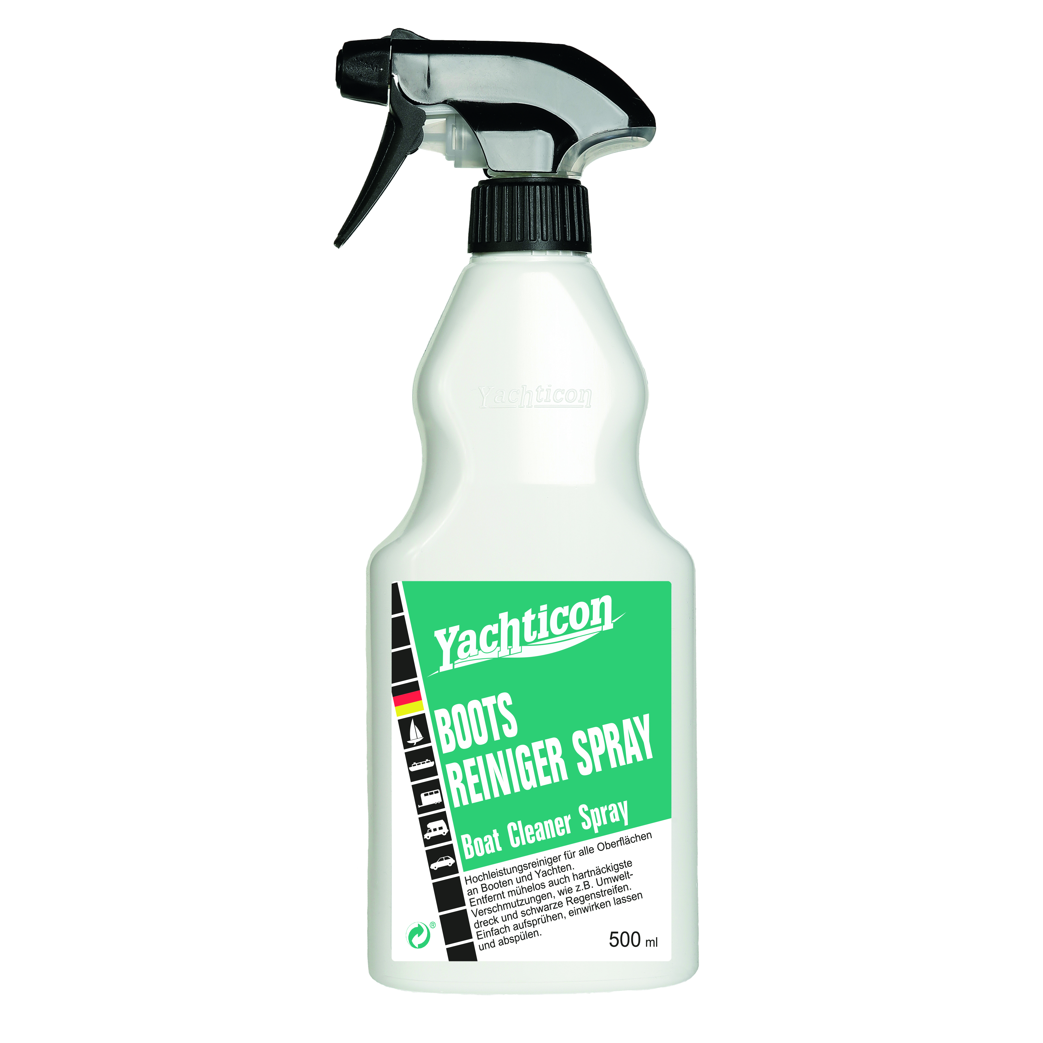 Yachticon Bootsreiniger Sprühflasche, 500 ml
