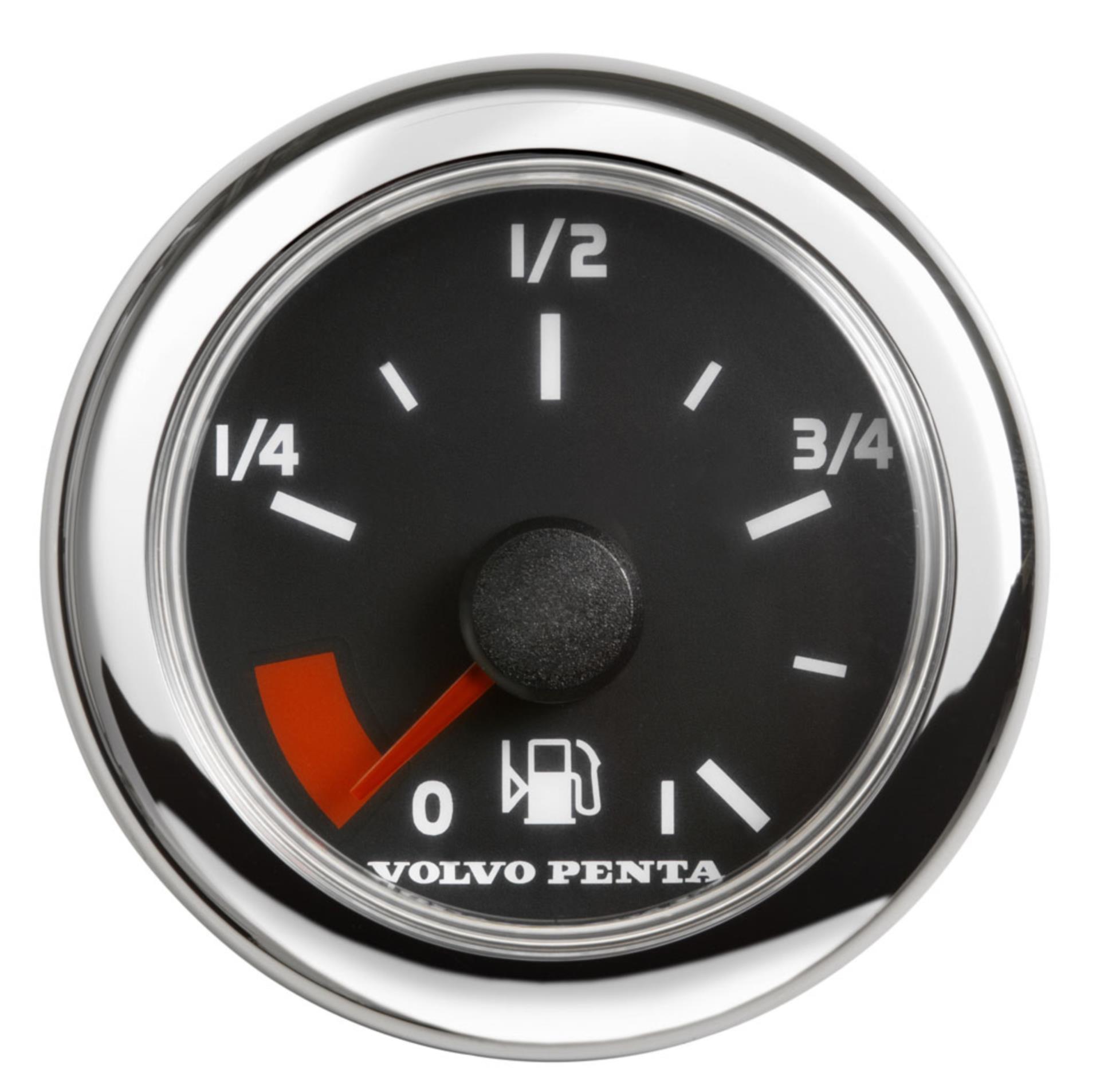Volvo Penta Volvo Tankanzeige für Kraftstoff 52 mmØ, schwarz