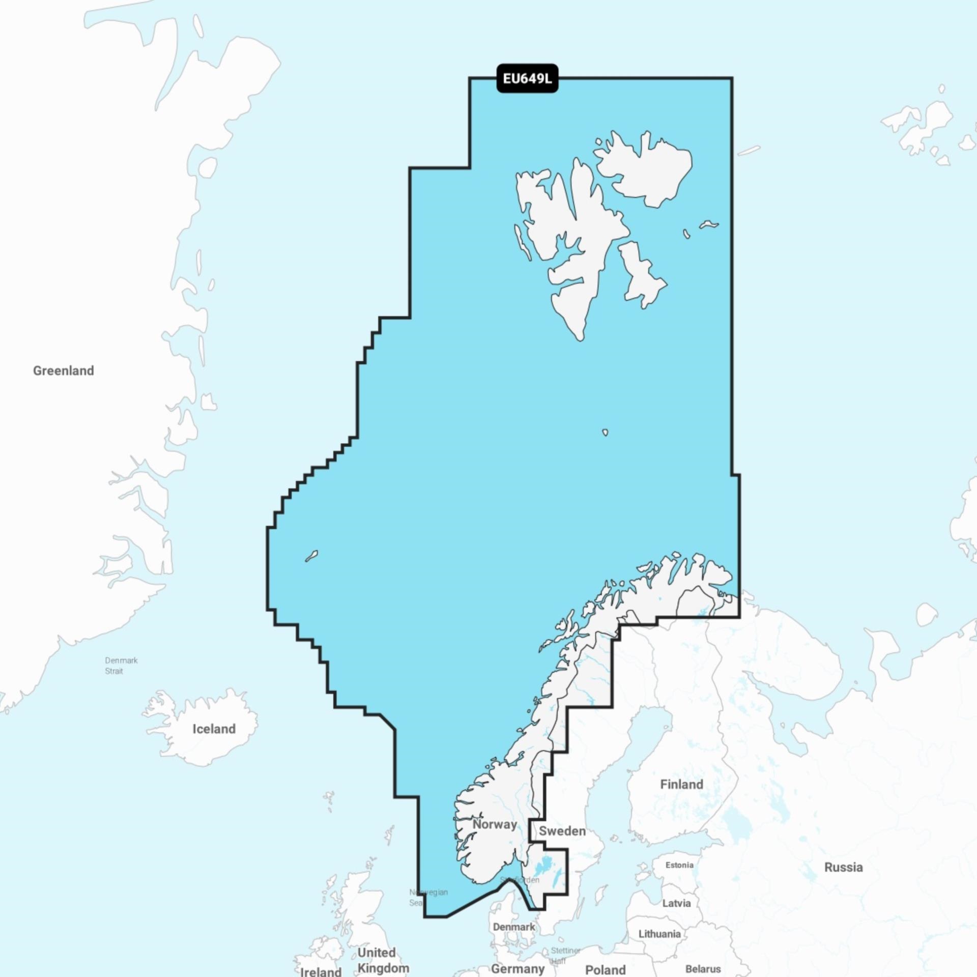 GARMIN NAVIONICS+ NSEU649L Norway